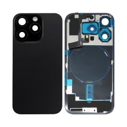 Back Cover Apple iPhone 16 Pro with Wireless Charge+Flashlight Flex Black Titanium